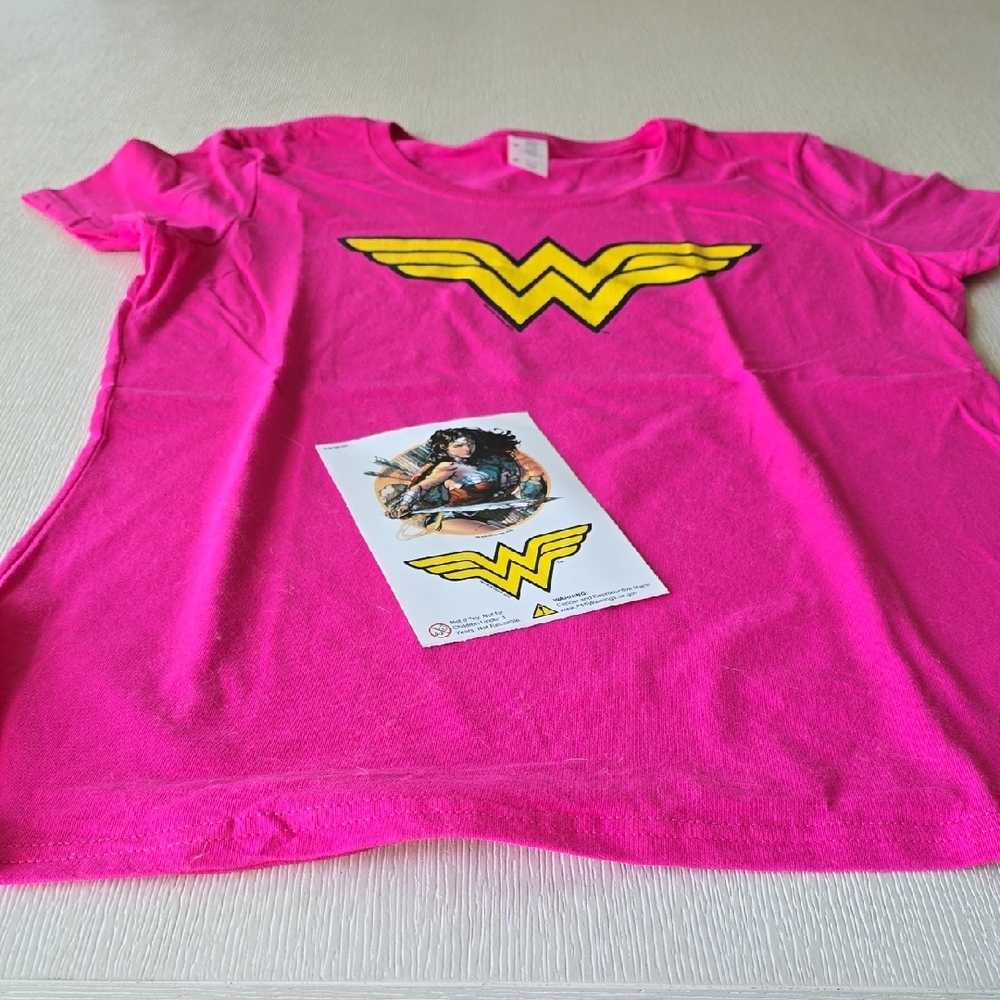 Wonder Woman Pink Kids T-Shirt